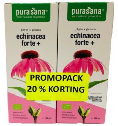 Purasana Echinacea forte+ promo pack biologisch 200 ml