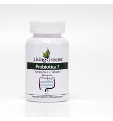 Livinggreens Probiotica acidophilus 7 culturen 60 capsules |