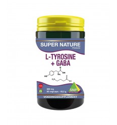 SNP L-Tyrosine + GABA 600 mg puur 60 capsules