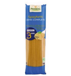 Primeal Spaghetti halfvolkoren snelkokend biologisch 500 gram