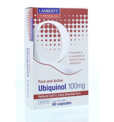 Ubiquinol Lamberts (Q10) 100 mg 60 capsules kopen