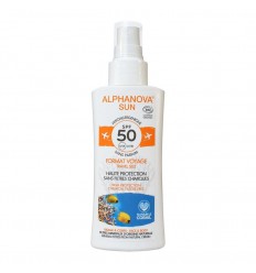 Alphanova Sun spray gevoelige huid SPF50 90 gram