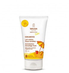Weleda Edelweiss zonnelotion gevoelige huid SPF30 150 ml