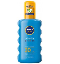 Nivea Sun protect & bronze beschermede spray SPF30 200 ml