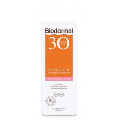 Biodermal Zonnecreme gezicht gevoelige huid SPF30 50 ml