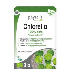 Physalis Chlorella biologisch 200 tabletten