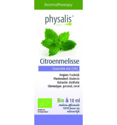 Physalis Citroenmelisse 5% biologisch 10 ml