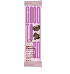 Good To Go Snack reep dubbele chocolade (Keto) 40 gram