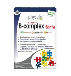 Physalis B-Complex forte 30 tabletten | Superfoodstore.nl