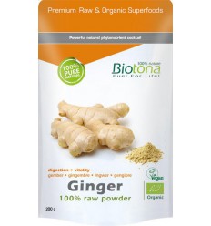 Biotona Ginger raw powder 200 gram