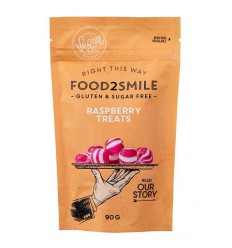 Food2Smile Raspberry treats suikervrij glutenvrij lactosevrij 90 gram