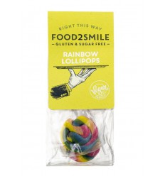 Food2Smile Rainbow lollipops 5 stuks