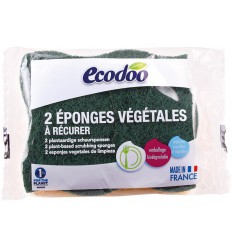 Ecodoo Schuurspons plantaardig 2 stuks