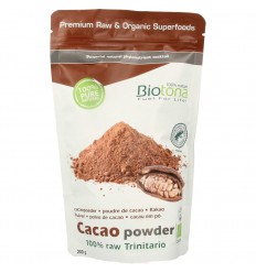 Biotona Cacao raw powder 200 gram | Superfoodstore.nl