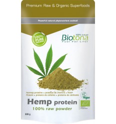 Biotona Hemp raw protein powder 300 gram