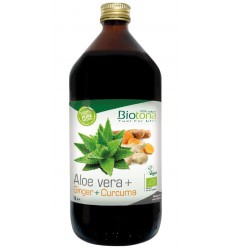 Biotona Aloe & ginger & curcuma 1 liter | Superfoodstore.nl