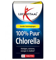 Lucovitaal Chlorella 100% puur 200 tabletten