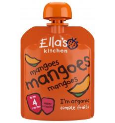 Ella's Kitchen Mango knijpzakje 4+ maanden biologisch 70 gram