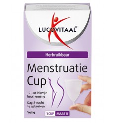 Lucovitaal Menstruatie cup maat B