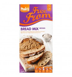 Peak`s Broodmix bruin glutenvrij 450 gram