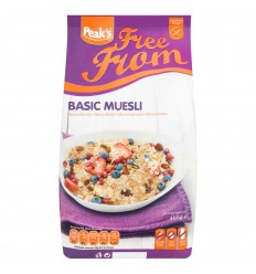 Peak's Muesli basic glutenvrij 450 gram | Superfoodstore.nl