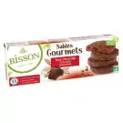 Bisson Chocolade koekjes sables gourmet 150 gram