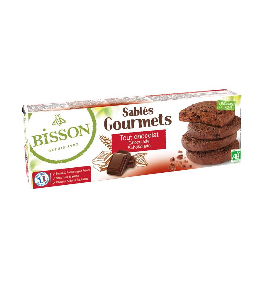 Voornaamwoord vooroordeel charme Bisson Chocolade koekjes sables gourmet 150 gram kopen?