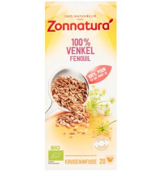 Zonnatura Venkel thee 100% biologisch 20 zakjes