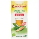 Zonnatura Green tea ginseng 20 zakjes