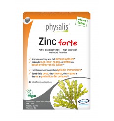 Physalis Zinc forte 30 tabletten | Superfoodstore.nl