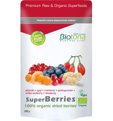 Biotona Superberries organic dried berries 250 gram