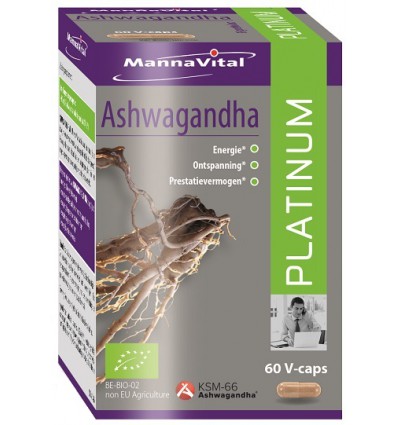 Mannavital Ashwagandha platinum 60 vcaps