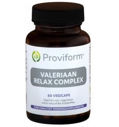 Proviform Valeriaan relax complex 60 vcaps | Superfoodstore.nl