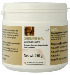 MRL Shiitake poeder 250 gram | Superfoodstore.nl