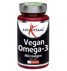 Lucovitaal Vegan omega-3 microalgen 60 capsules |