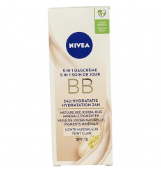Nivea Essentials BB cream light SPF10 50 ml | Superfoodstore.nl