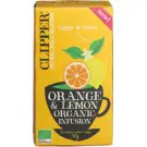 Clipper Orange & lemon infusion 20 zakjes