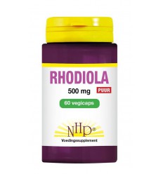 NHP Rhodiola 500 mg puur 60 vcaps | Superfoodstore.nl