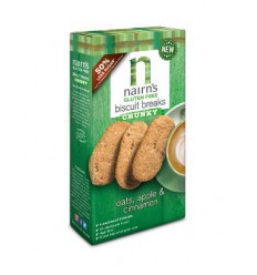 Nairns Biscuit breaks oats apple & cinnamon 160 gram