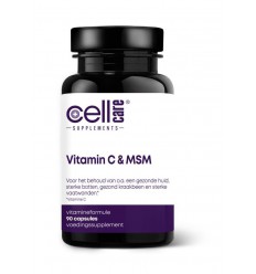 Cellcare Vitamine C & MSM 90 vcaps | Superfoodstore.nl