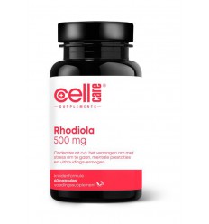 Cellcare Rhodiola 500 mg 60 vcaps | Superfoodstore.nl