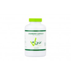 Supplementen Vitiv Cranberry D-mannose 200 capsules kopen