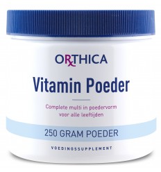 Orthica Vitamin poeder 250 gram | Superfoodstore.nl