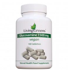 Livinggreens Glucosamine 1500 vegan 180 tabletten |