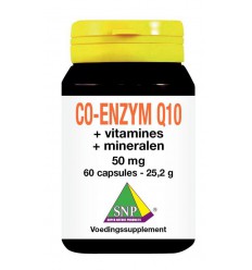 Voedingssupplementen SNP Co enzym Q10 + vitamines + mineralen