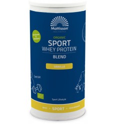 Mattisson Organic sport whey protein blend vanille 450 gram |
