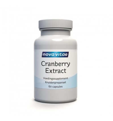 Vitamine C Nova Vitae Cranberry extract 60 vcaps kopen