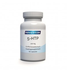 Nova Vitae 5-HTP 100 mg griffonia 60 vcaps | Superfoodstore.nl