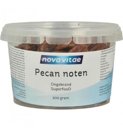 Pecannoten Nova Vitae ongebrand raw 200 gram kopen