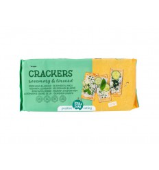 Terrasana Crackers rozemarijn & lijnzaad 250 gram
